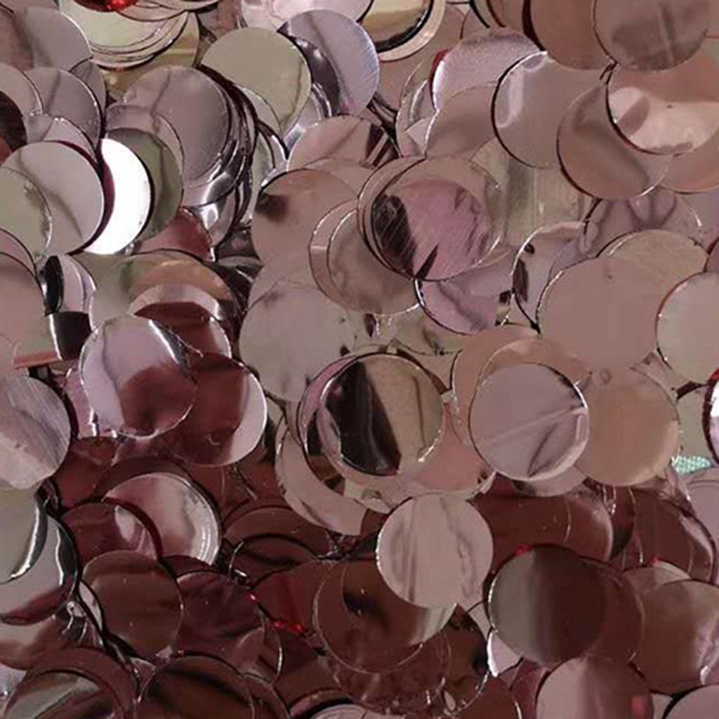 20g Balloons Sequins Fillers Circle Confettis Sprinkle Solid/Mixeds Color Balloons Filler Throwing Confettis Decor For Party