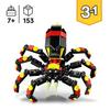 Lego creator 31159 3-en-1 animaux sauvages : l’araignée surprenante - jouet dès 7 ans