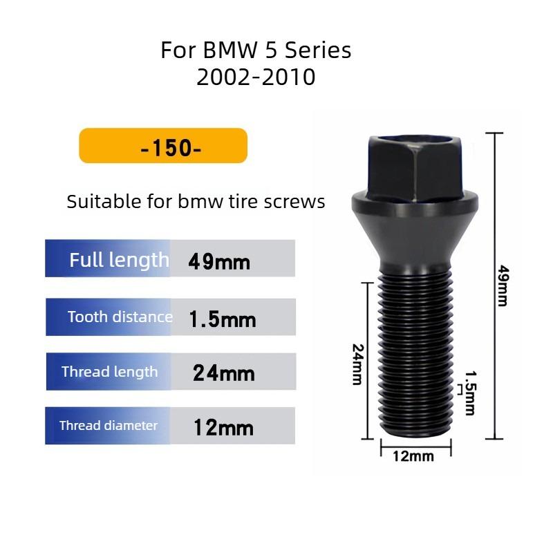 For BMW 1/2/3 /5/7 Series/MINI/X1/X3/X5/X6 2000-2026 Wheel Lock Socket Key Locking Lug Nut Removal Socket Wheel Lock Key Tools