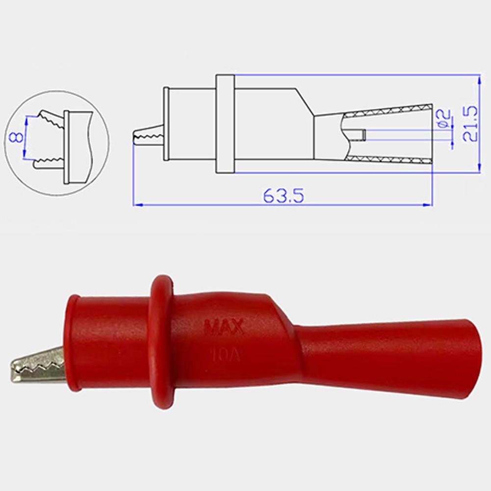 Optional 10A 1000V Multimeter Test  Electrical For Alligator Clip Probe Tool