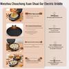 Electric Griddle with Increased Depth: Double-Sided Heating Pan for Frying, Grilling, Baking, and Pancake Making