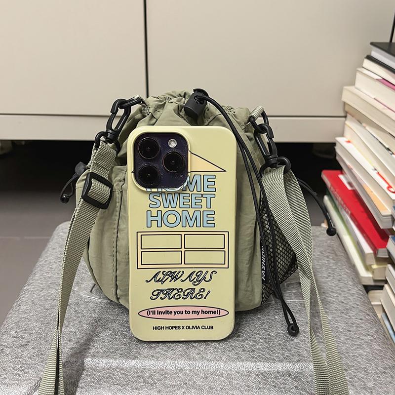 Drawstring Mobile Phone Bag Women's Crossbody Bag Sports Shoulder sportsBag