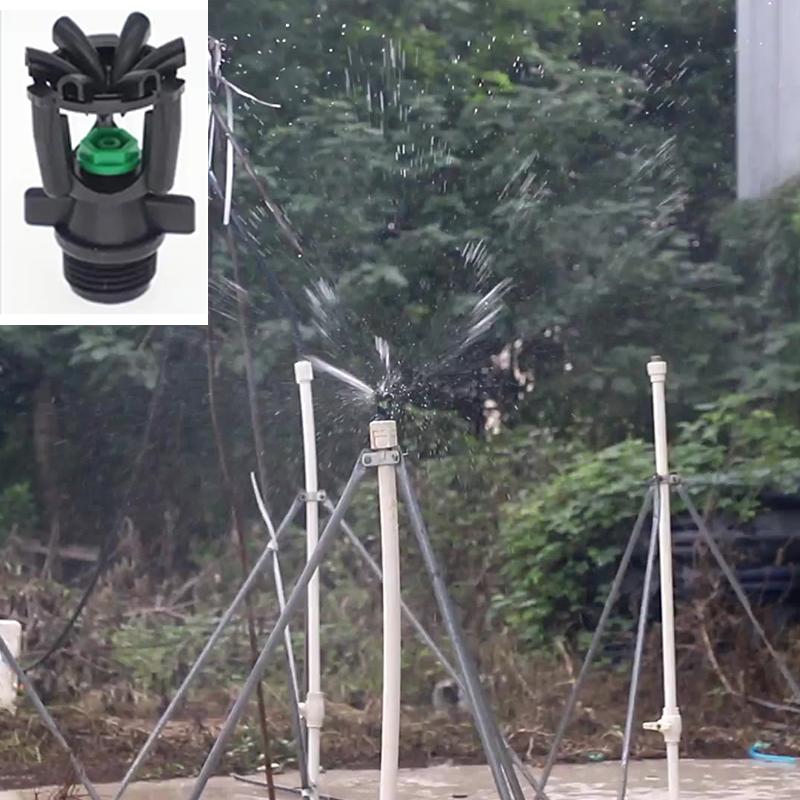 1/2" Male Thread Rotating Sprinklers Irrigation Water Spray Sprinkler Lawn 360Degree Rotary Watering Nozzles Garden Watering System