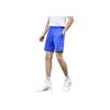 Li-Ning Creative Geometric Line Color Block V-Neck Short Sleeve Tie Waist Shorts Casual Sports Set Unisex sets AAYU269-2+AKYT063-2