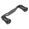 Fishing Reel Handle Carbon Fiber Baitcasting Trolling Reel Rocker Fishing Reel Crank Accessory for Replacement 95mm