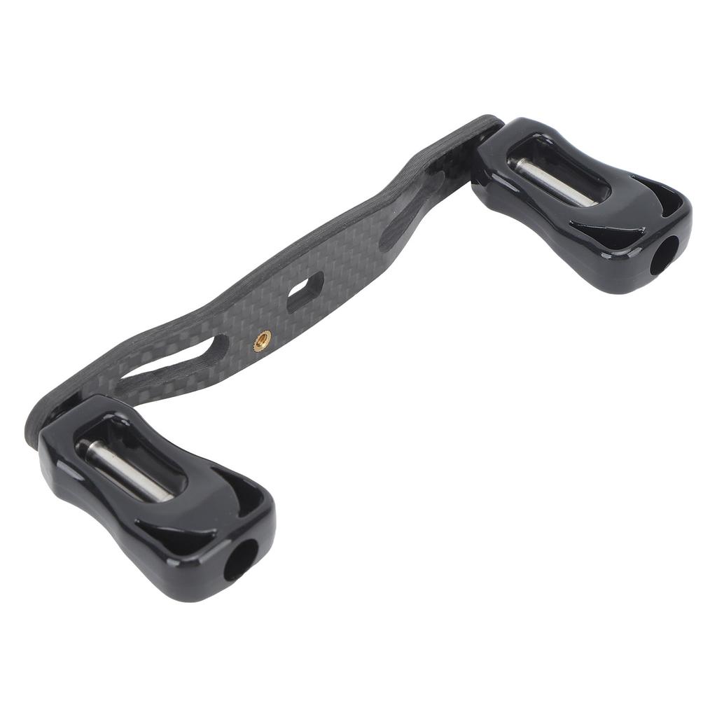 Fishing Reel Handle Carbon Fiber Baitcasting Trolling Reel Rocker Fishing Reel Crank Accessory for Replacement 95mm