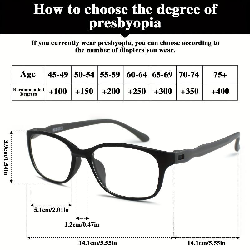 3PCS Ultra-light Classic Frosted Rectangular Monogram Reading Glasses with Comfortable and Unique Temple Designs