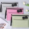 High Quality Anti-Theft Password Cash Bag Important Document Holder Tablet Keyboard Storage Bag Oxford Cloth Makeup Bag