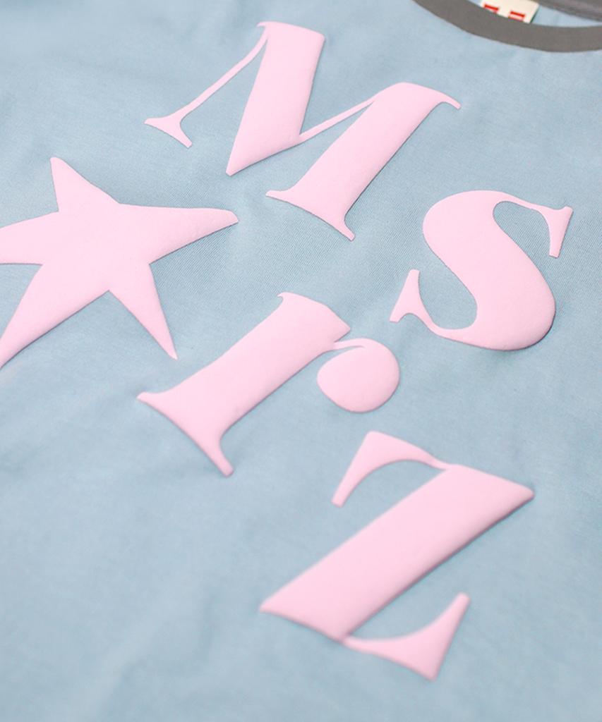 Maseumaluljeueopaeleol Typo Raglan Long Sleeve_Sky Blue
