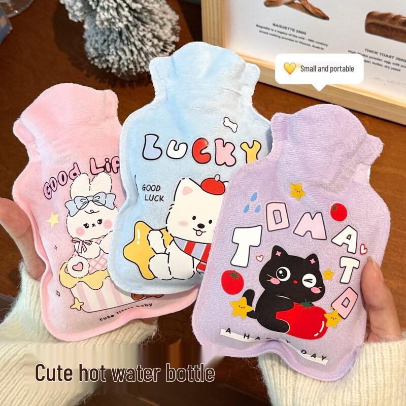 

Мини мультяшная флокированная грелка для горячей воды