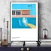 David Hockney Sanat Baskıları Sergisi Vintage Tuval Poster Soyut Sanat Eseri Resim Duvar Resimleri Oturma Odası Duvar Sanatı Dekoru Çerçeve Yok