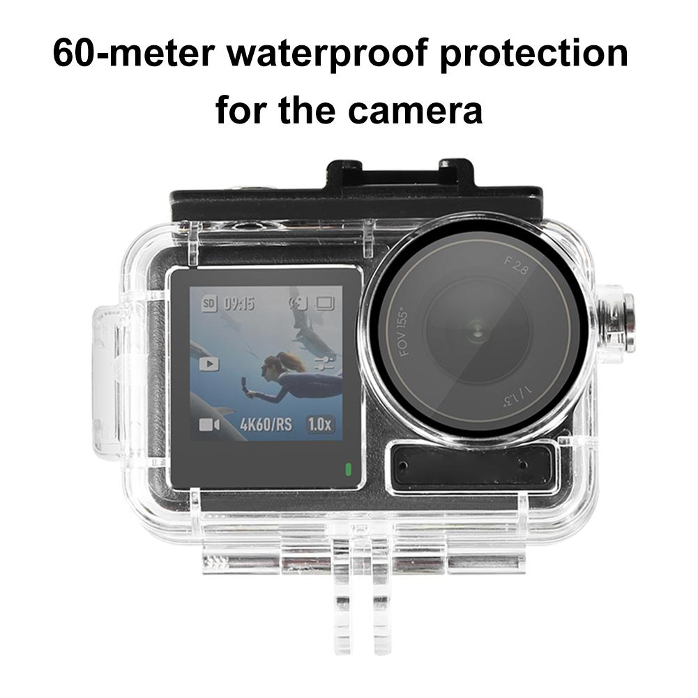60M Waterproof Case Diving Protective Shell Anti-Fog Underwater Dive Housing for DJI Osmo Action 5 Pro/4/3 Camera Accessories