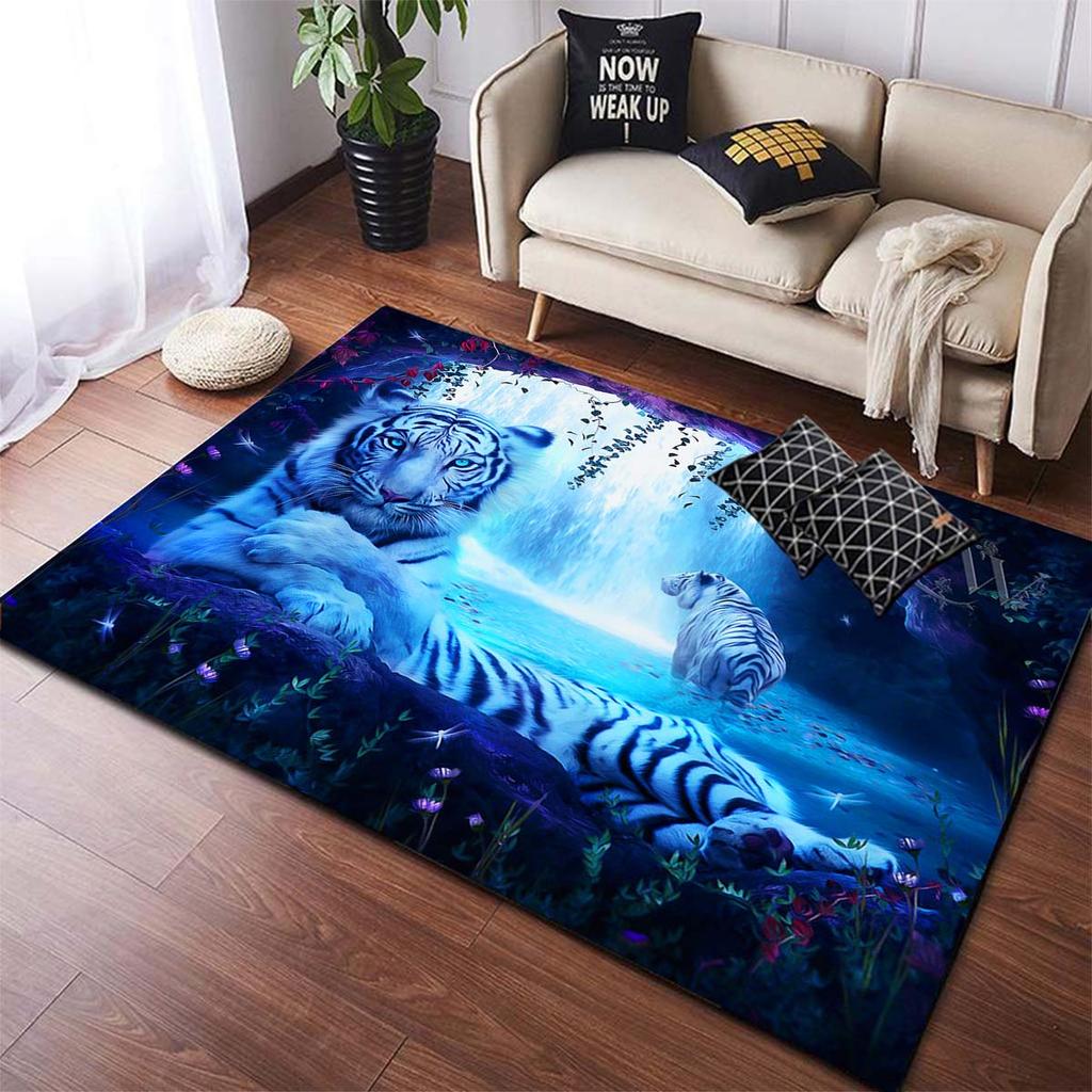 Tiger Carpet Room Mat Bathroom Floor Waterproof Carpet Mat Rugs for Bedroom Carpets for Living Room Area Rug Kitchen Mat