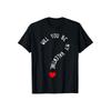 European Sizes Men'S Fun Lover T-Shirt - Would You Be My Lover? Text Heart Pattern - Easy Lover Design - Casual Everyday Lover Outfit
