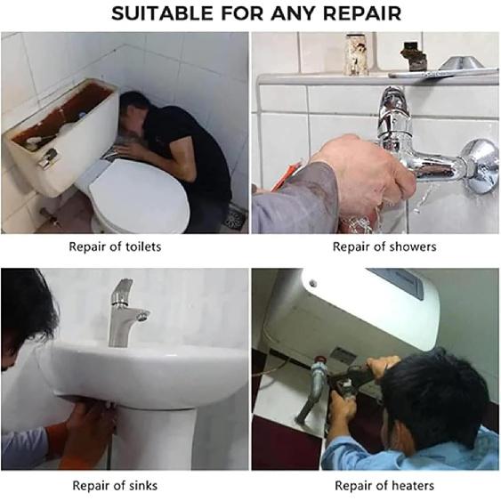 Multi Functional Sink Wrench, Under Sink Wrench Faucet Tool, Cozy Home Sink Wrench, 7 Sizes Plumbers Wrench for Under Sink, Multifunctional Sink