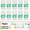 10 Rolls 57mm Premium Self-Adhesive Thermal Label Paper | Mini Printer Sticker for Wireless Study Notes & Photo Printing