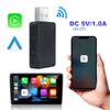 Wireless Carplay Android Auto Wired To Wireless Adapter Smart Dongle 2-in-1 2.4G 5.8Ghz WiFi BT5.0 Auto Connect Plug and Play