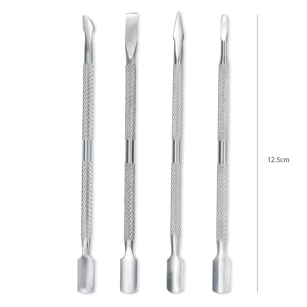 Xiaomi 4/5 Pcs Professional Stainless Steel Nail Cutter Scissor Nippers Multi Function Cuticle Pusher Remover Nail Art Care Tools Kits