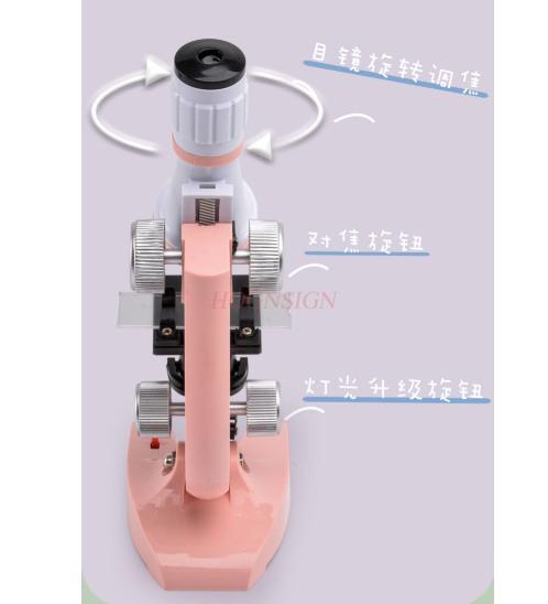 Children'S Science Experimental Microscope Home Portable