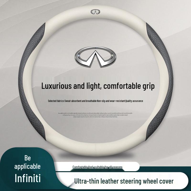 Infiniti Lenkradbezug: Echtes Leder für Q50, QX50, Q60, Q70, QX80, FX3 - Ganzjahres