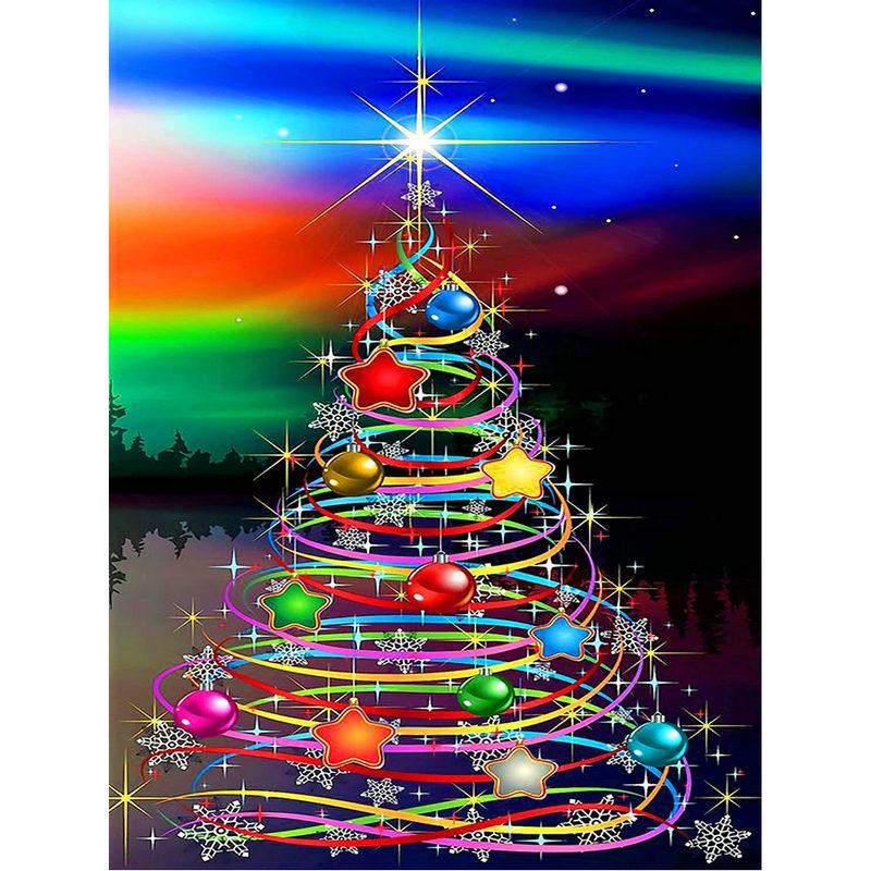 New 5D Diamond Painted Full Diamond Interior Decoration Snowman Santa Diy Painted Round Diamond Handmade