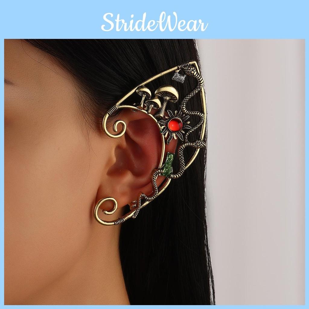 Snake Vintage Cuff Earrings For Women With Alloy Material And Animal Pattern For Use Daily
