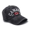 CANADA alphabet baseball cap washed cotton made old cowboy cap Canadian flag hat