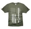 Herrfiske Flagga Skjorta Fiske Flagga T-shirt US Flagga T-shirt USA Patriotisk Skjorta
