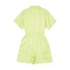 Puma Moisture Wicking Breathable Mid Rise Solid Color Jumpsuit Women Jumpsuits Light-Yellow 624108-75