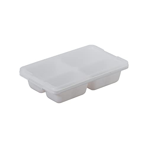 Pearl Metal Freezer/Refrigerator Tray Containers for Prepared Meals, 130ml x 4 Blocks (Set of 2), Perfect for Lunch Boxes, Side Dishes, and Baby Food,