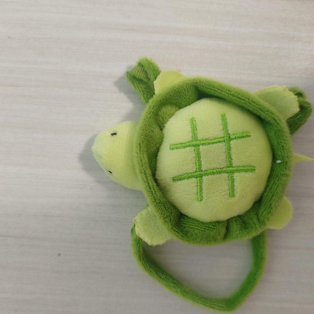 Adorable Capybara Plush Pendant with Floral Quilted Military Coat Keychain