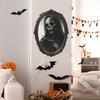 Halloween Horror Mirror Ghost Faces Bedroom Living Room Home Festive Atmosphere Decorative Wall Stickers