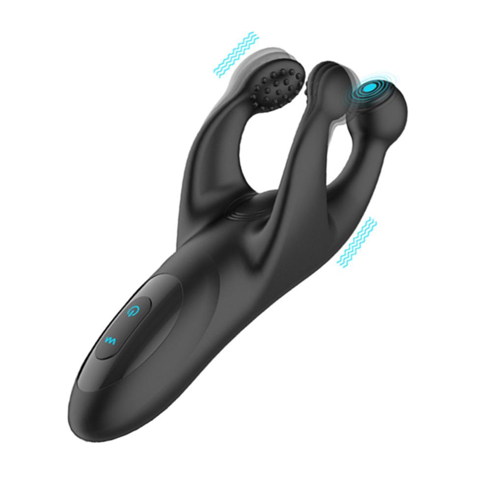 Godzilla Three-Fork Beating Vibrating Egg J Handheld Massaging Device Couple's Product Adult Supplies Factory