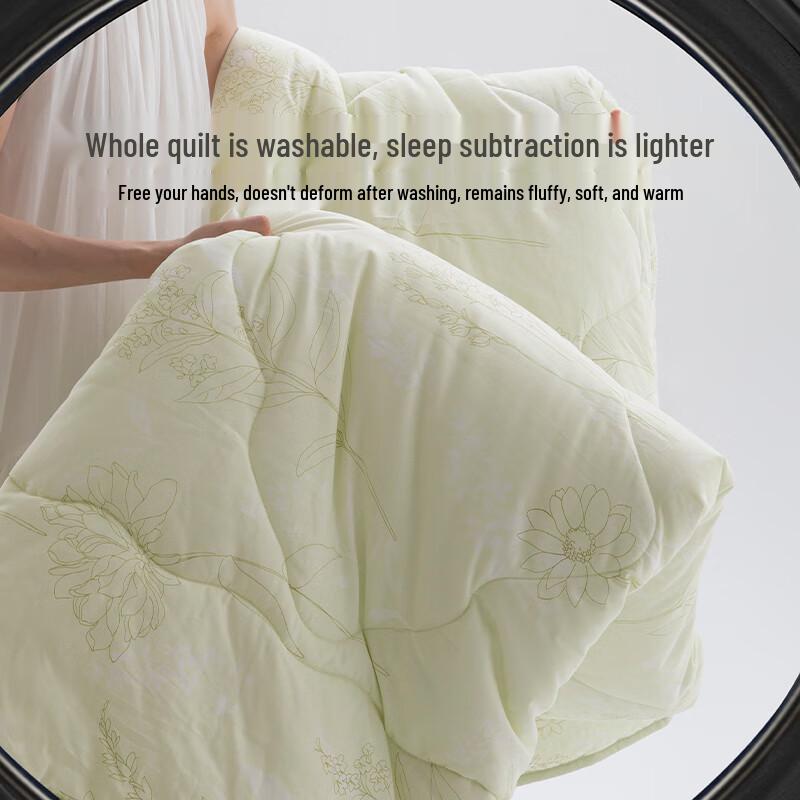 LUOLAI All-Season Washable Cotton Quilt
