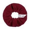 Aube Nuit Cozy Corduroy Winter Hair Scrunchie Christmas Red L