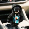 Creative Skull Car Gear Lever Hooded Clothes Car Gear Lever Cover Small Hoodie Car Interior Gear Shift Cover