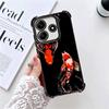 Goldener Karpfen Glücks-Koi Beschichtung Handyhülle Für Xiaomi Redmi Note 14 15 Pro Plus 13 12 11 11S 11T 10 9S 9 5G Sturzfest Airbag Abdeckung