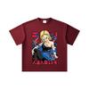 260 GSM Double Yarn 32 Count 100% Cotton Dragon Ball V24 Android Print Unisex Heavy Cotton T Shirt