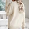 2026 New Women's Round Neck Sweater, Casual Long Sleeve Knit Top for Autumn Winter Daily Wear