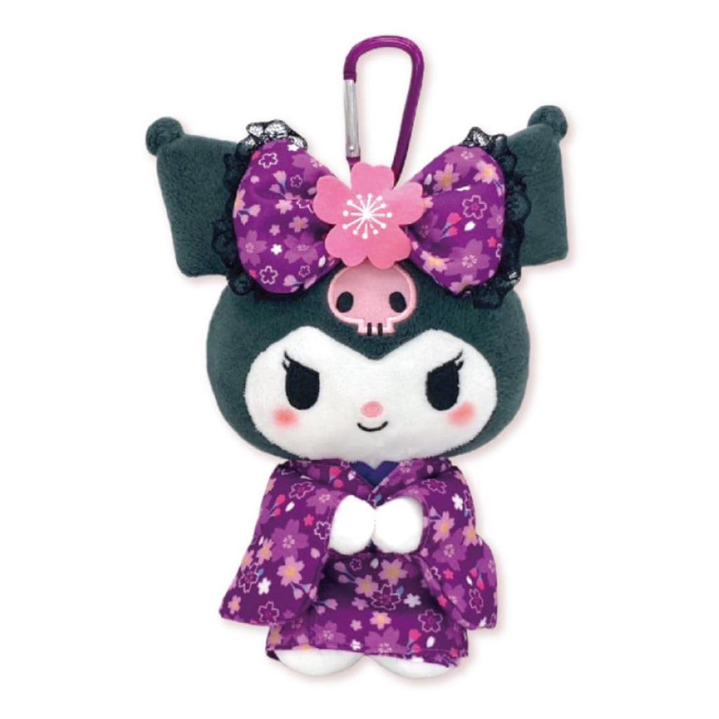 Nakajima Corporation Plush Eco Bag Sakura Kimono Kuromi 193612-24