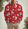 2026 Christmas Santa Claus 3D Printed Hoodies For Men Clothes Hoodie Sweatshirts Fashion Santa Claus Festival Cosplay Tops