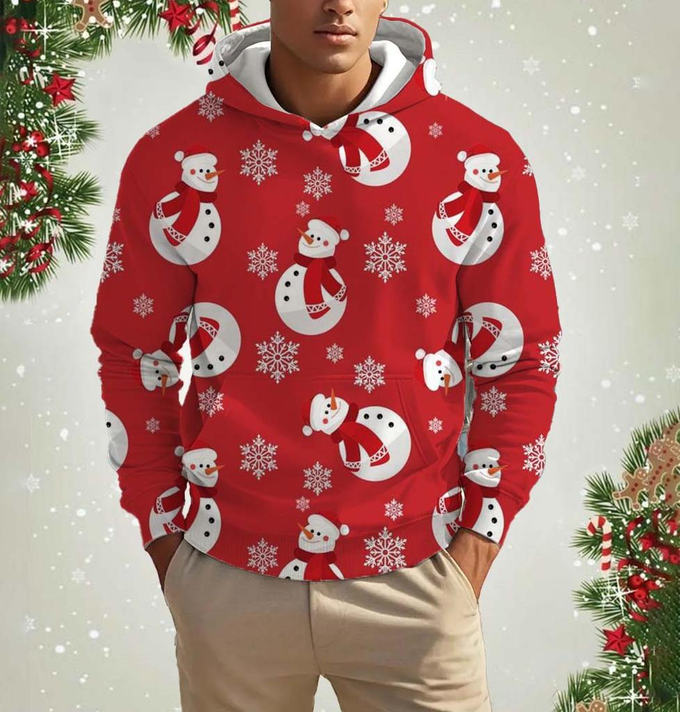 2026 Christmas Santa Claus 3D Printed Hoodies For Men Clothes Hoodie Sweatshirts Fashion Santa Claus Festival Cosplay Tops