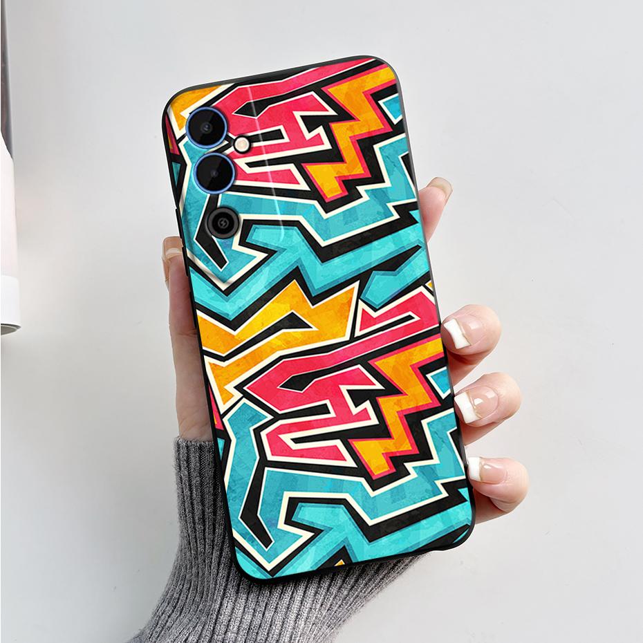 For Tecno Pova Neo 2 Case Pova Neo2 LG6n Cover Black TPU Soft Silicone Phone Case For Tecno Pova Neo 2 Coque Protective Fundas