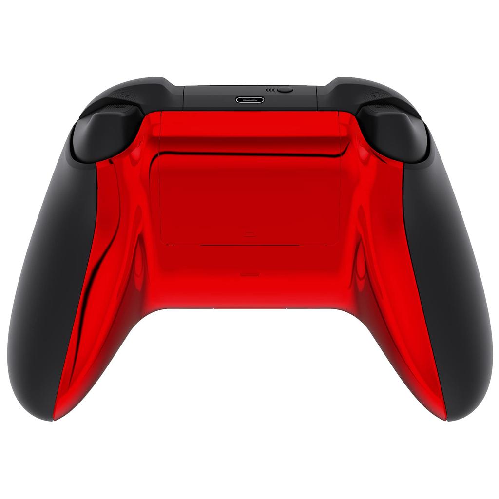 eXtremeRate Custom Back Cover Shell for Xbox Core Wireless Glossy Replacement Cover Bottom Shell for Xbox Series Not Controller, & X/S (Controller