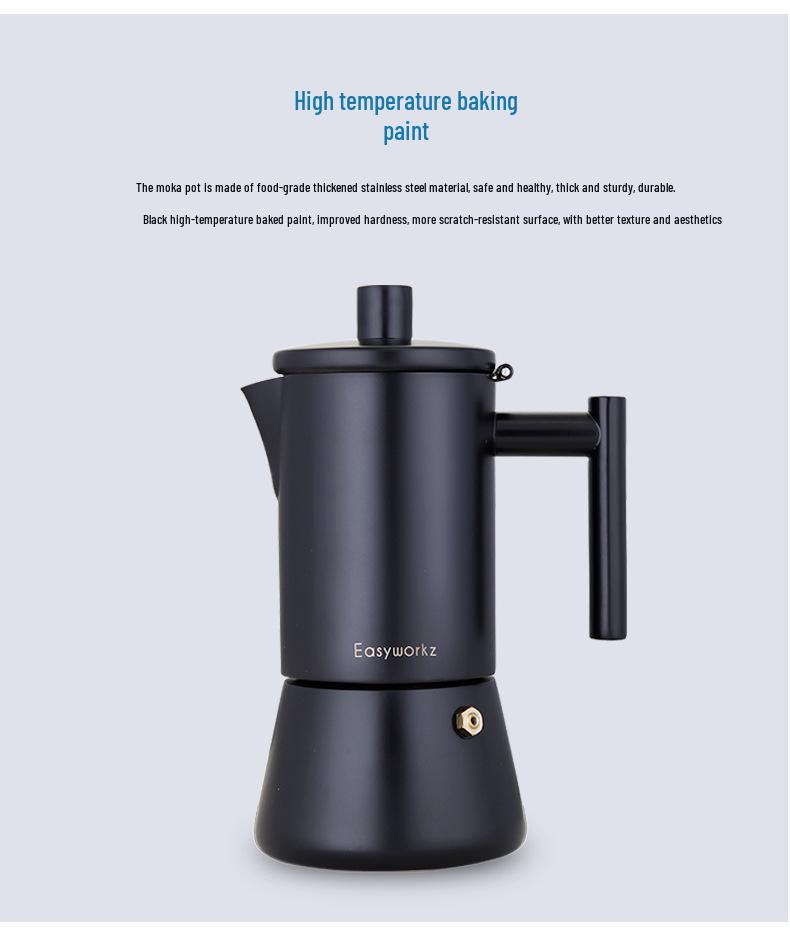 Moka in Acciaio Inossidabile Easyworkz per Piani Cottura a Induzione
