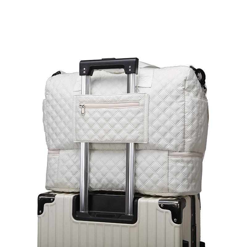 Two-piece set, short-distance portable travel bag, shoulder bag, wet and dry separation fitness bag, independent shoe compartment, large-capacity bag.