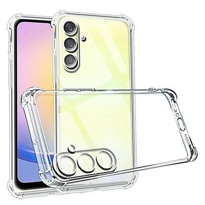 Coque de téléphone transparente antichoc avec airbag, étui en Silicone Transparent pour Samsung Galaxy A05 A05S A15 A25 A35 5G S24 Ultra Plus