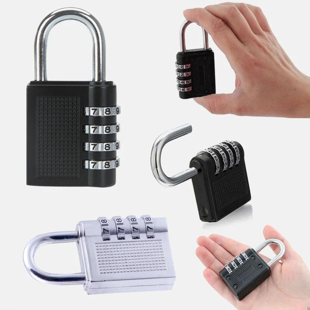 Changeabl Combination Padlock 4 Digits Code Padlock Portable Password Lock  Cabinet Locker