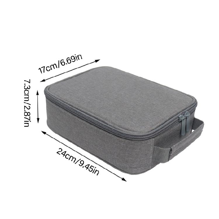 Oxford Fabric Laptop Bag For Pocket 4 Elasticized Accessory Pockets Impact Resistant Layer Travel Friendly Case