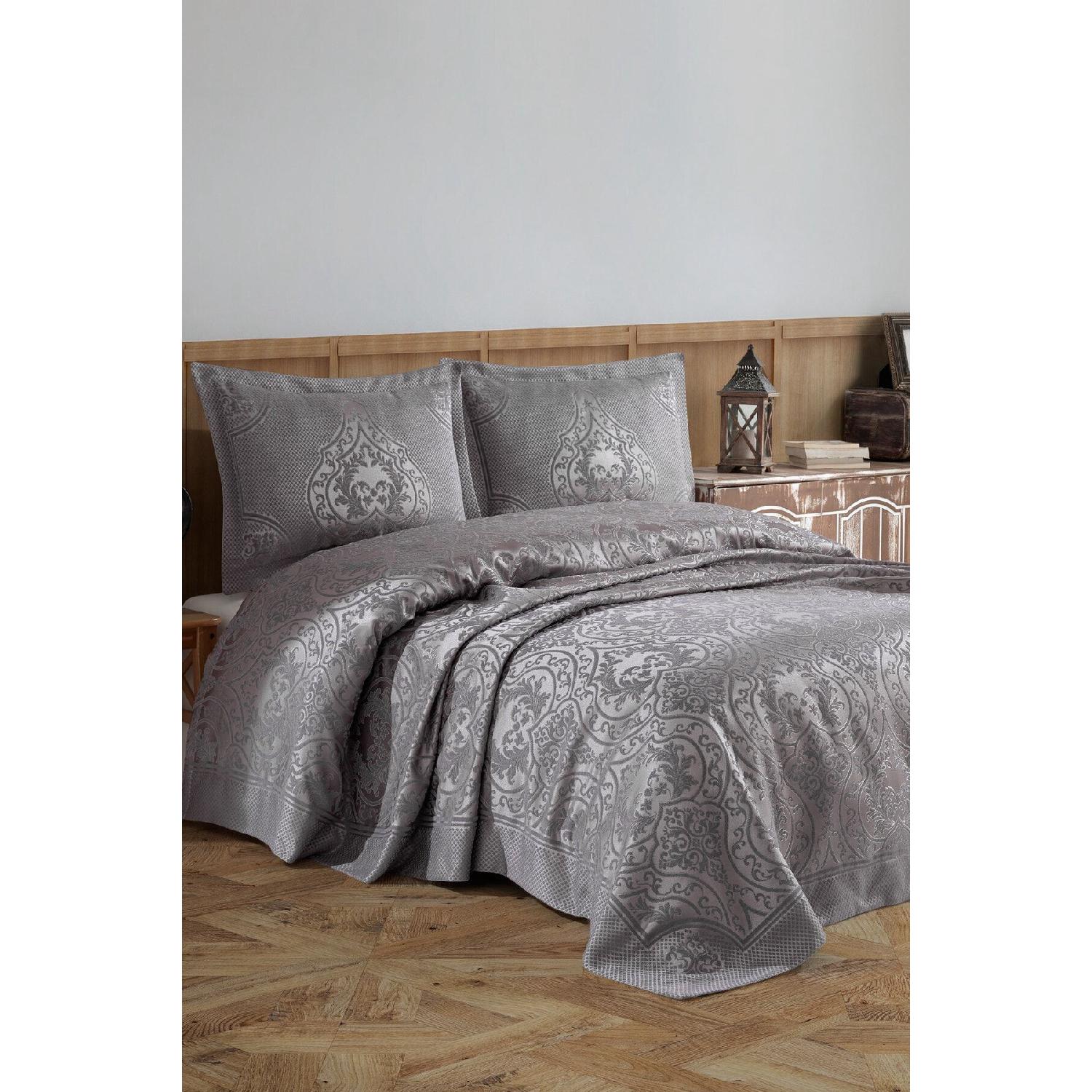 

Valeron Panel nil Double Bed Cover (gray) сірий колір